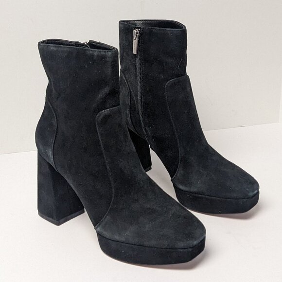 Vince Camuto Penella Platform Ankle Boots, Black, Women's